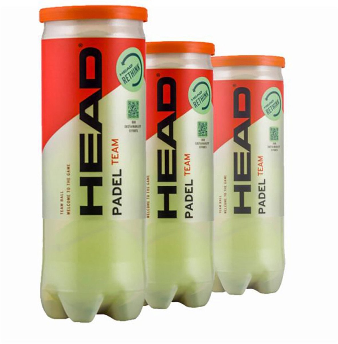 HEAD Padel Padelballen 3 pack 9 padel ballen Geel