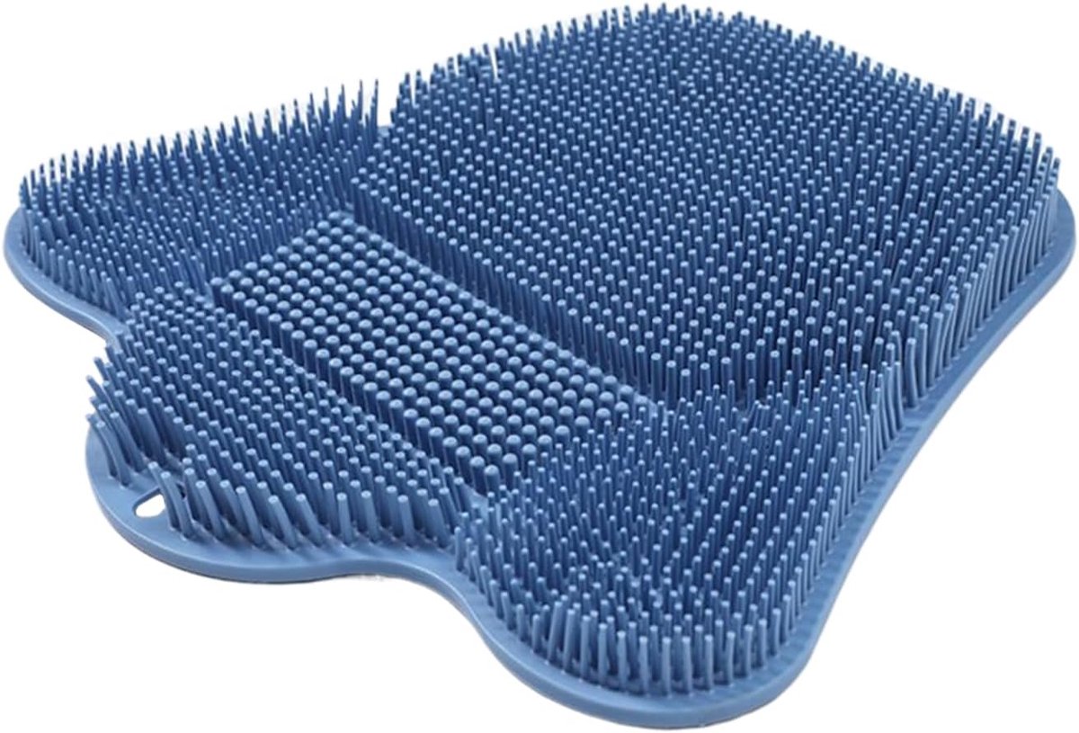 Voet Scrubber Mat, Siliconen Douche Voet Scrubber Mat - Antislip Zuignap Schoonmaak Benodigdheden Massage Tools voor Spa Terug Mannen Vrouwen Dode Huid Bad Thuis Bad Accessoires