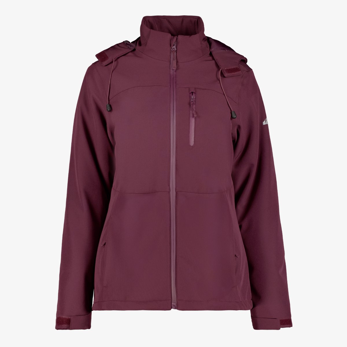 Mountain Peak gewatteerde dames softshell jas bordeaux - Rood - Maat M