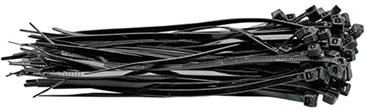 Zwarte Nylon Kabelbinders 3,6 x 150mm - 100 stuks