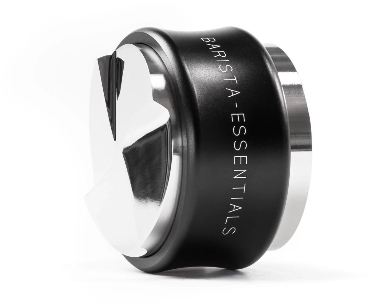 Tamper & verdeler combinatie - 53.3mm, Zwart - Koffie Tamper – Koffieverdeler - Espresso Tamper - Koffie Distributeur - Koffie Stamper - Espresso Verdeler - Sage Barista - Solis Espressomachine – Espressomachine - Barista Essentials