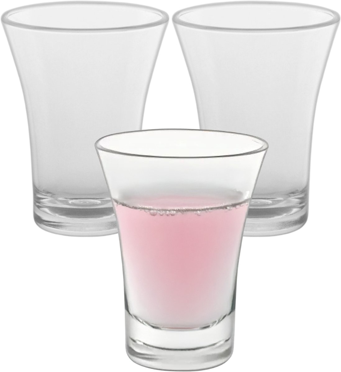 MPDrink Shotglas - 10x - SAN kunststof - 4 cl - onbreekbaar - herbruikbaar - shotglazen