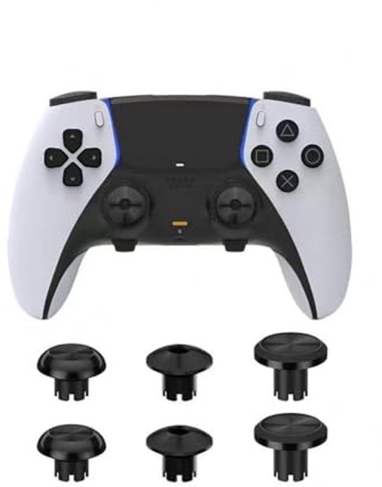 Metalen Duimstokken voor PS5 Controller - 6 in 1 Verwisselbare Joysticks en Accessoires