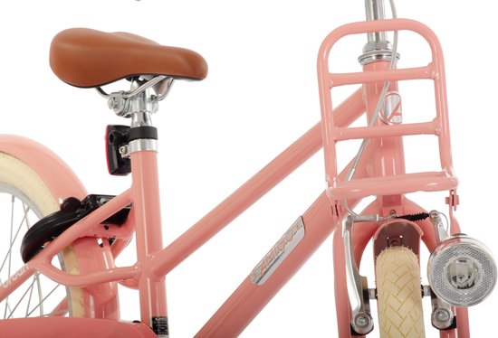Vélo Enfant Zuzum 20 Pouces Rose Et Blanc - À Partir De 6 Ans, Freins V-Brake + Rétropédalage