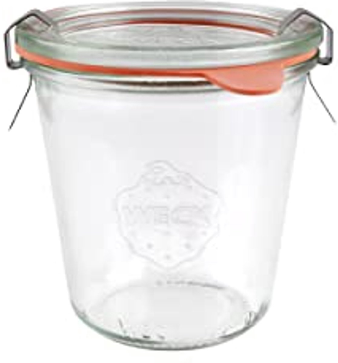 Set van 6 Glazen Inmaakpotten 290 ml met Deksel en Afdichtring