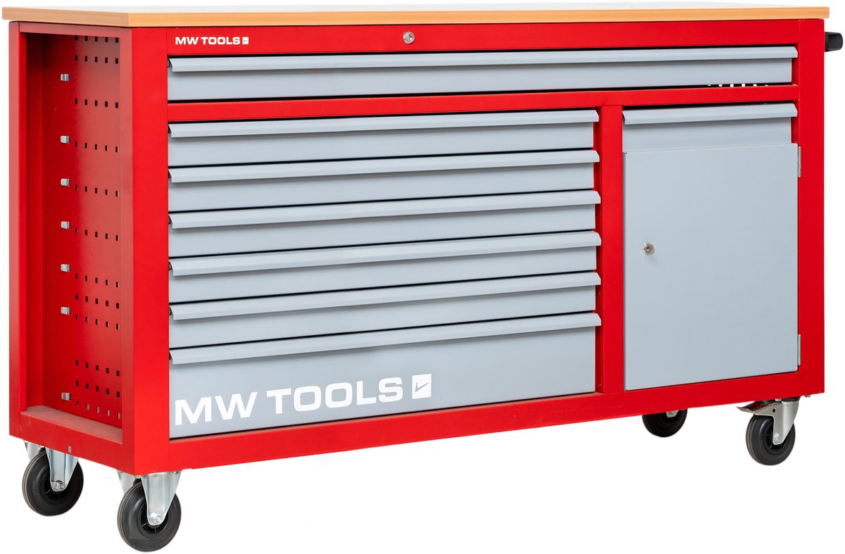 Gereedschapswagen XL 7 lades 1 kast MW Tools GW307K