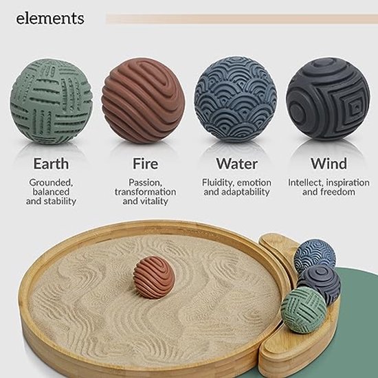 Zen Tuin Gereedschap en Accessoires - Bamboe Lade 30,5 cm en Mini Decoratie van ZEN. — afbeelding 3