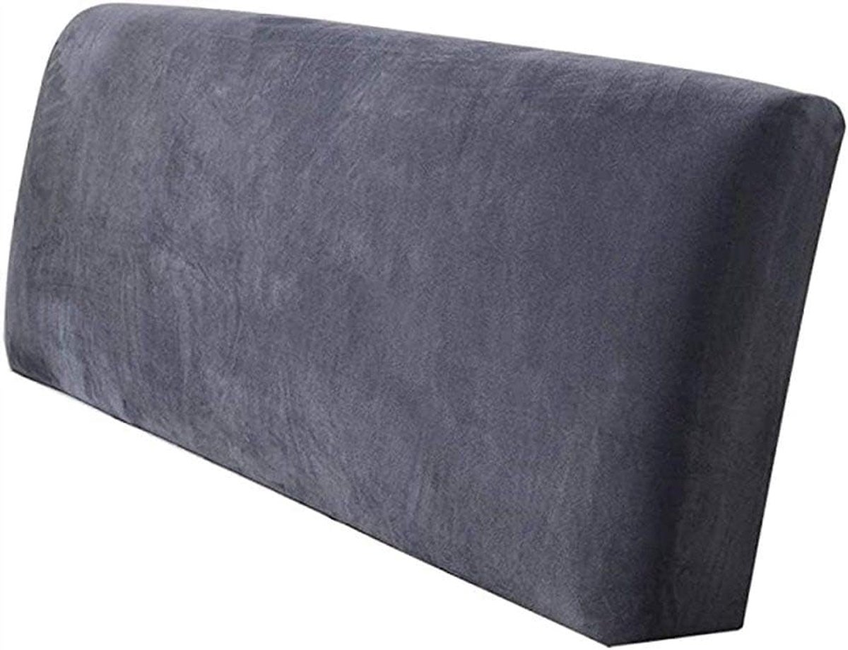 Fluwelen Stretch Bedhoofdeindehoes voor Eenpersoons-, Kingsize- en Tweepersoonsbed