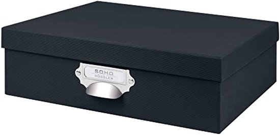 Rössler Papier 1327452380 - S.O.H.O Boîte à CD à tiroirs, opale, 143 x