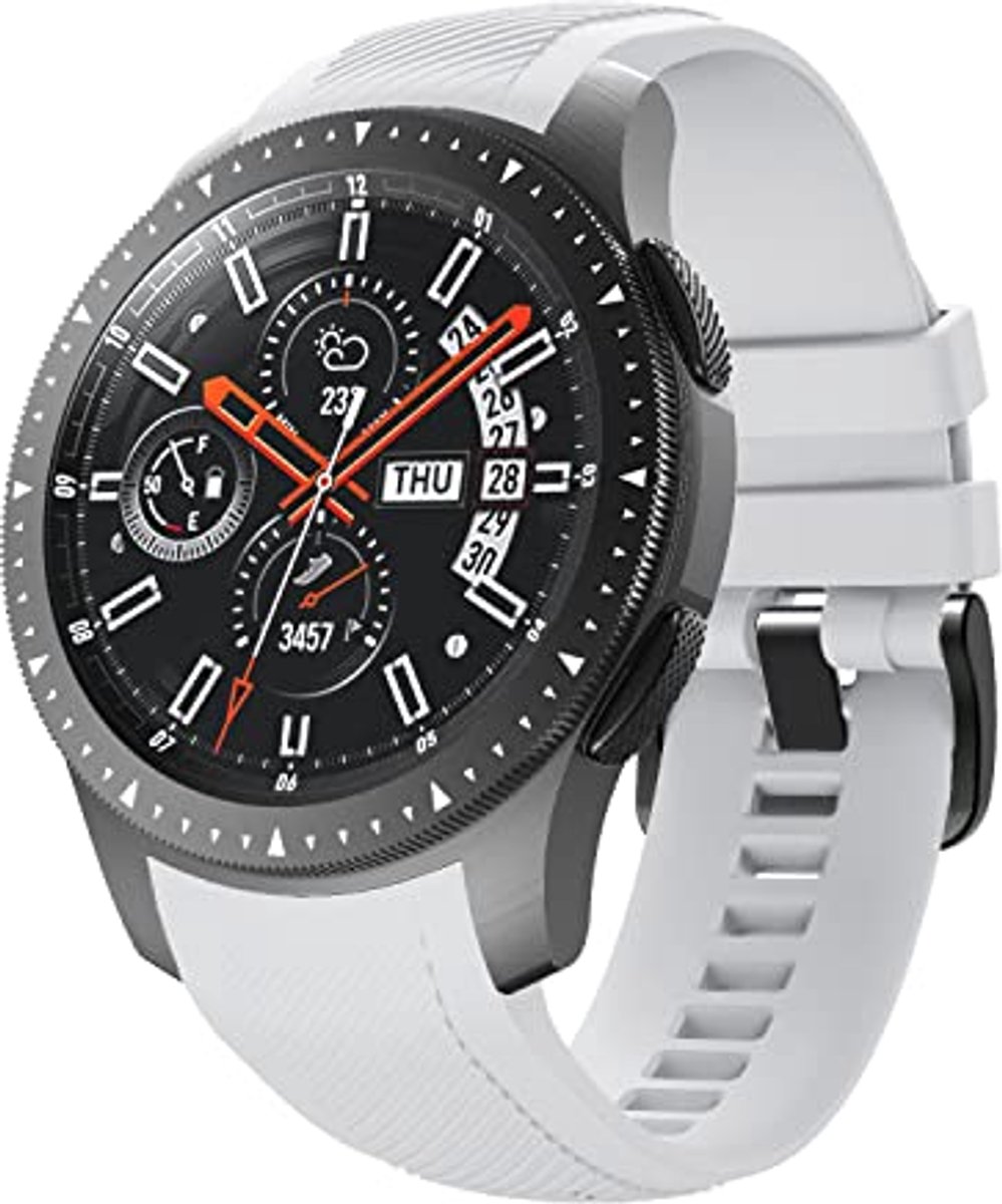 Siliconen Armband voor Galaxy Watch 46 mm en Gear S3 - Naadloze Verbinding en Comfortabele Pasvorm