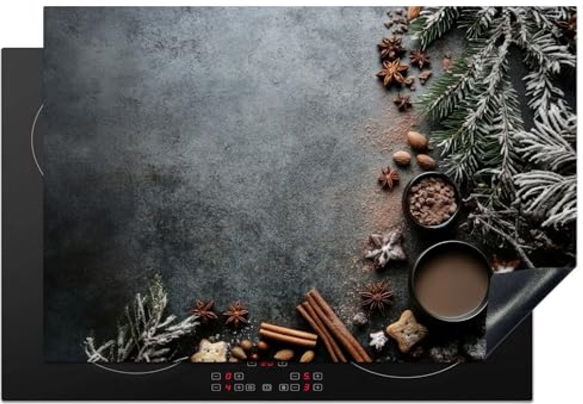 Inductiebeschermer 78x52cm Keuken Decoratie en Antislip Mat voor Inductiekookplaat