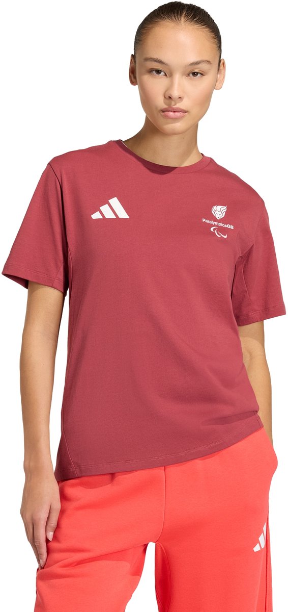 Adidas Sportswear Bpa Gfx T-Shirt W Dames Rood