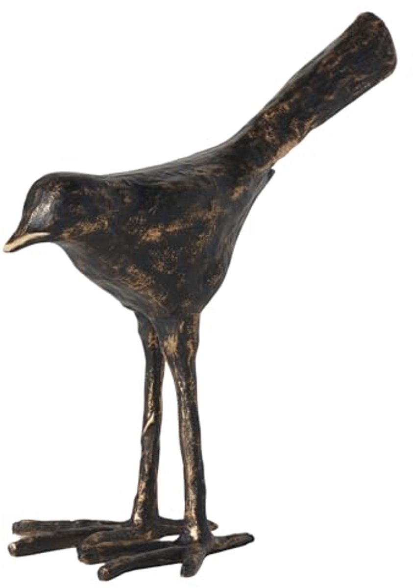 Bronzen Hars Vogel Beeldje - Trendy Decoratie voor Huis