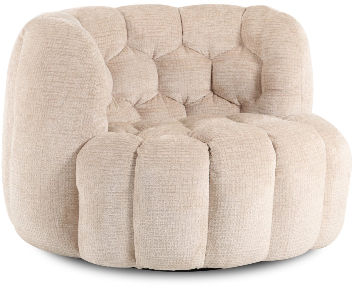 DÉJA Living Draaifauteuil Trones - Beige - 100x98x72cm