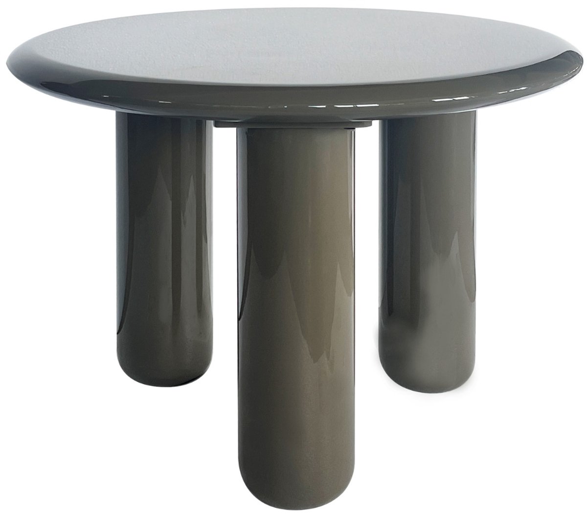 DÉJA Living Salontafel Jelsa - Rond Kaki Groen Glossy MDF - 60x60x45cm