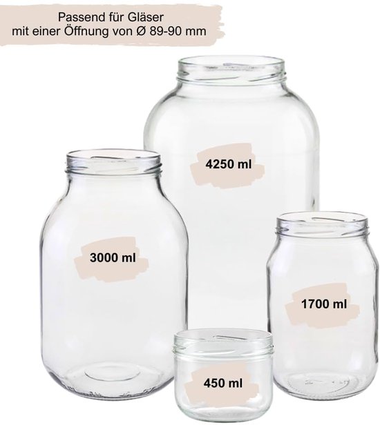 63mm BasicSeal deksel goud (TO63) UNiTWIST | Grootte: TO63 | Twist-Off deksel Metaal | Twist-Off
