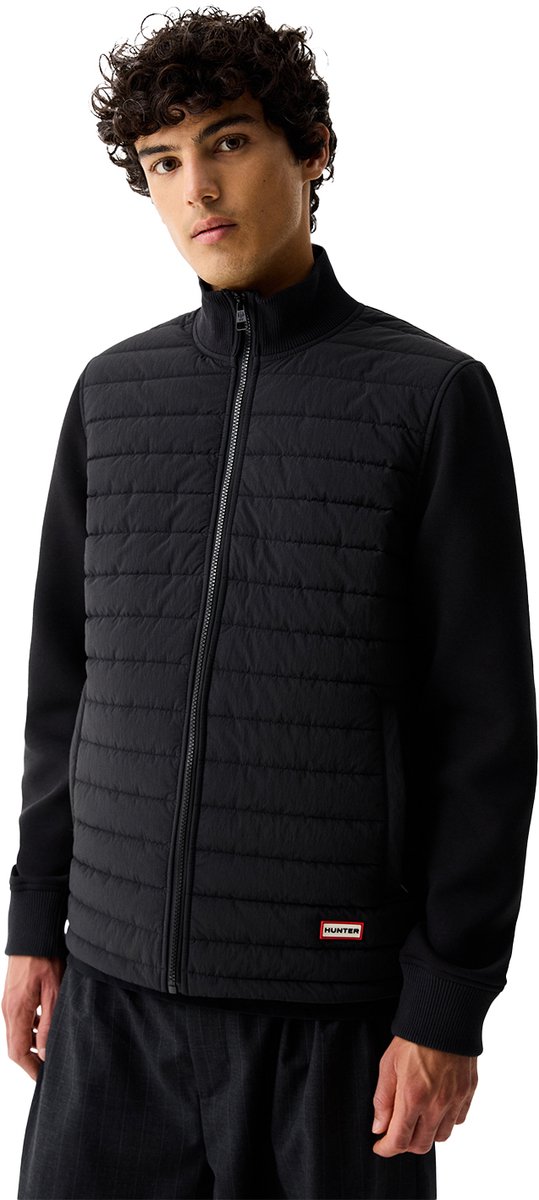 Hunter Men’s Hume Baffle Body Jacket Hunter Zwart