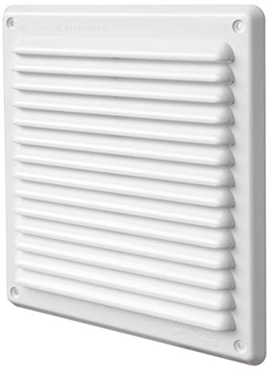 Kunststof Ventilatierooster Hoekig 204 x 230 mm - Energiezuinig en Duurzaam