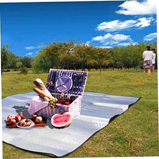 Outdoor Dubbele Aluminium Campingmat - Waterdicht en Hittebestendig van Merkloos — afbeelding 3