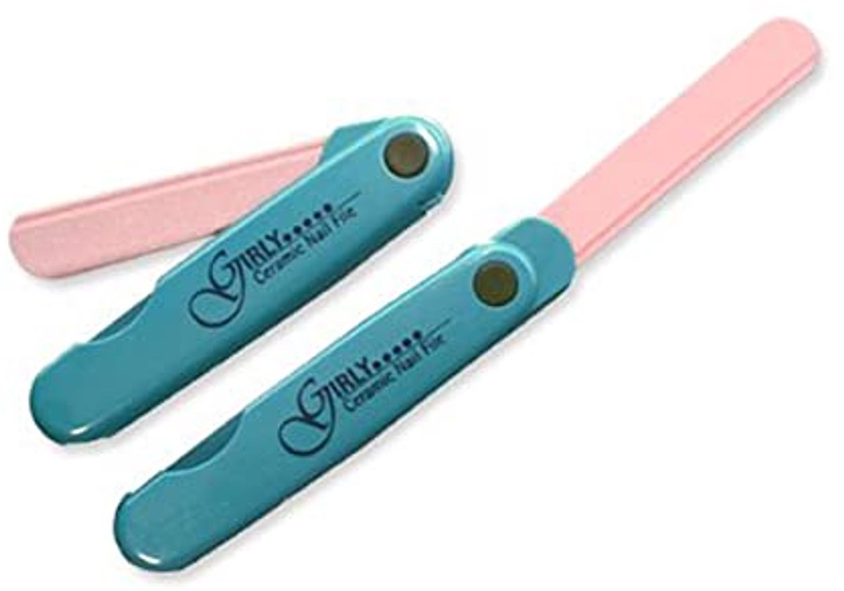 Keramische Vouwvijlen voor Nagels - 80 mm (Groen)