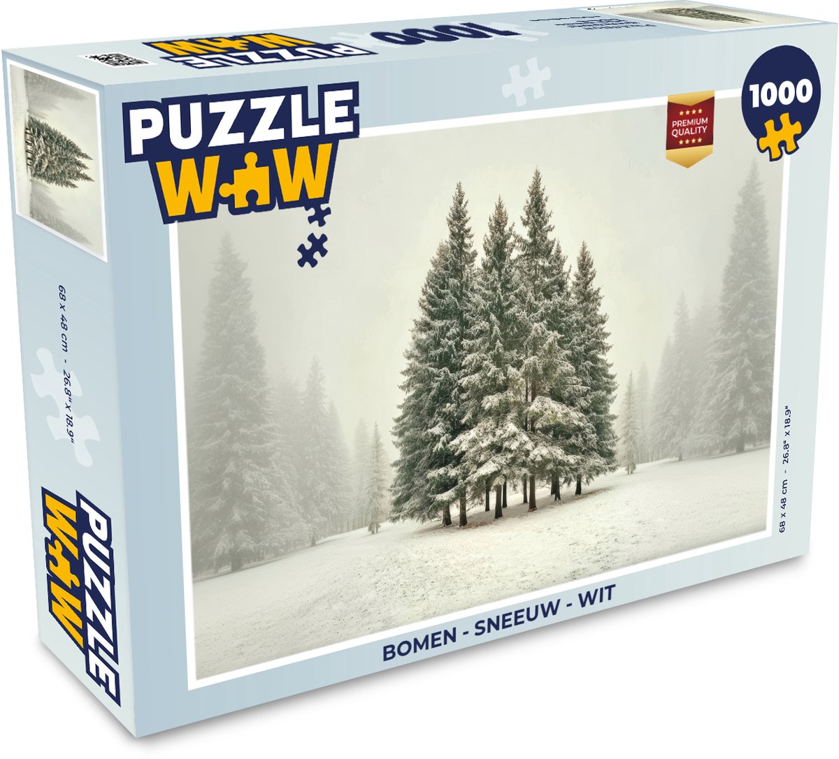 Bomen - Sneeuw - Wit