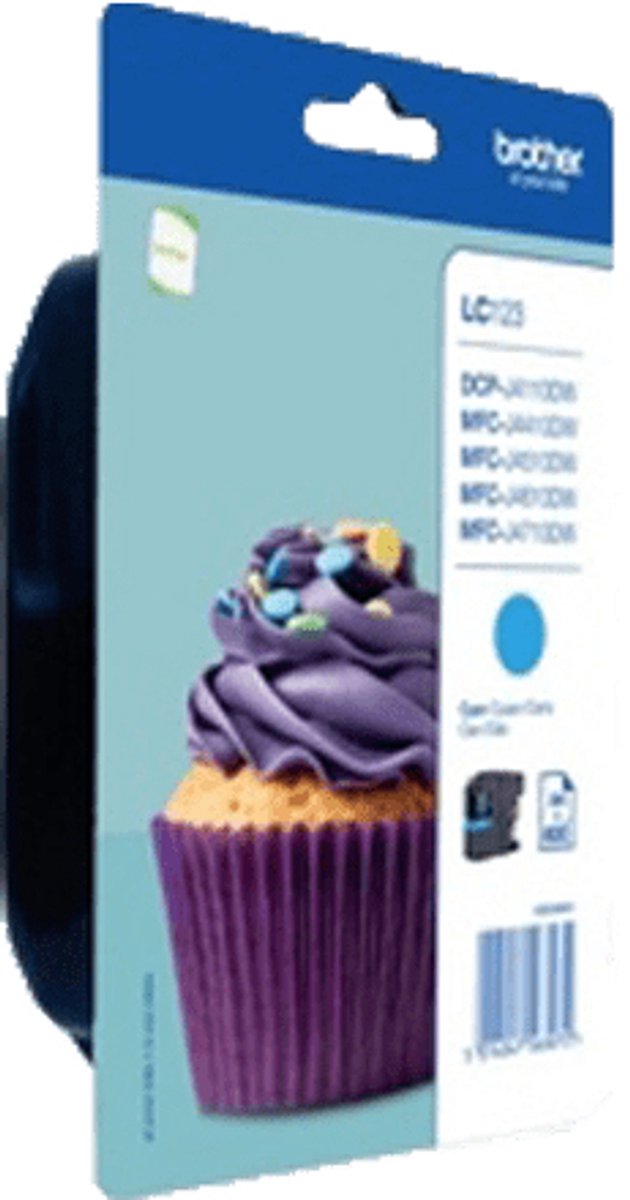 Brother LC123CBP inktcartridge 1 stuk origineel cyaan