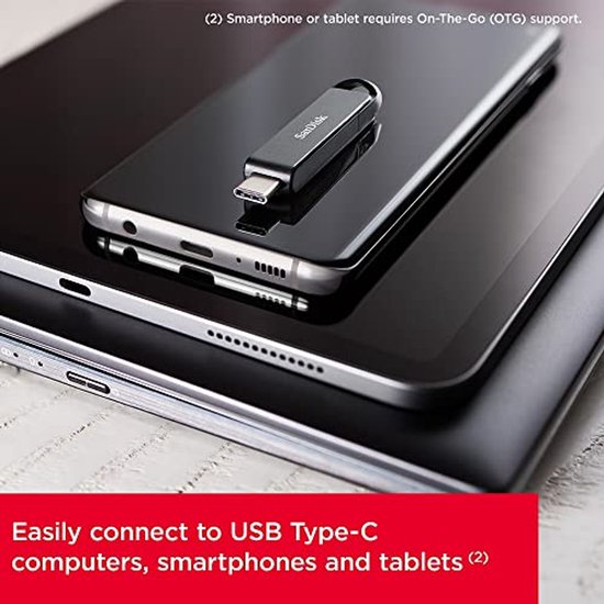USB Type-C Flash Drive 128GB met Hoge Snelheden en Back-Up Functie — afbeelding 5