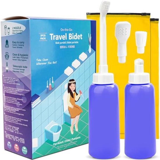 CuloClean draagbaar bidet voor toilet, op reis of op de camping CuloClean draagbaar bidet voor toilet, op reis of op de camping