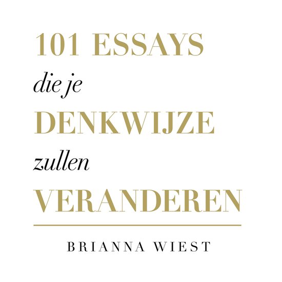 101 essays die je denkwijze zullen veranderen - cover