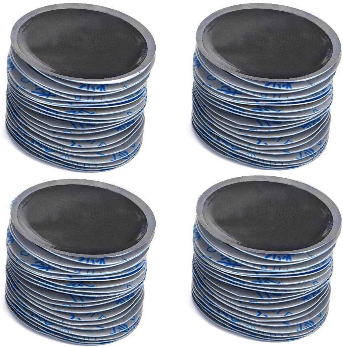 Allecto Plus - Bandenreparatiepatch 80 Stuks voor Auto met 58 mm Natuurlijk Rubber Punctuur Reparatie en Koude Tubeless Patches