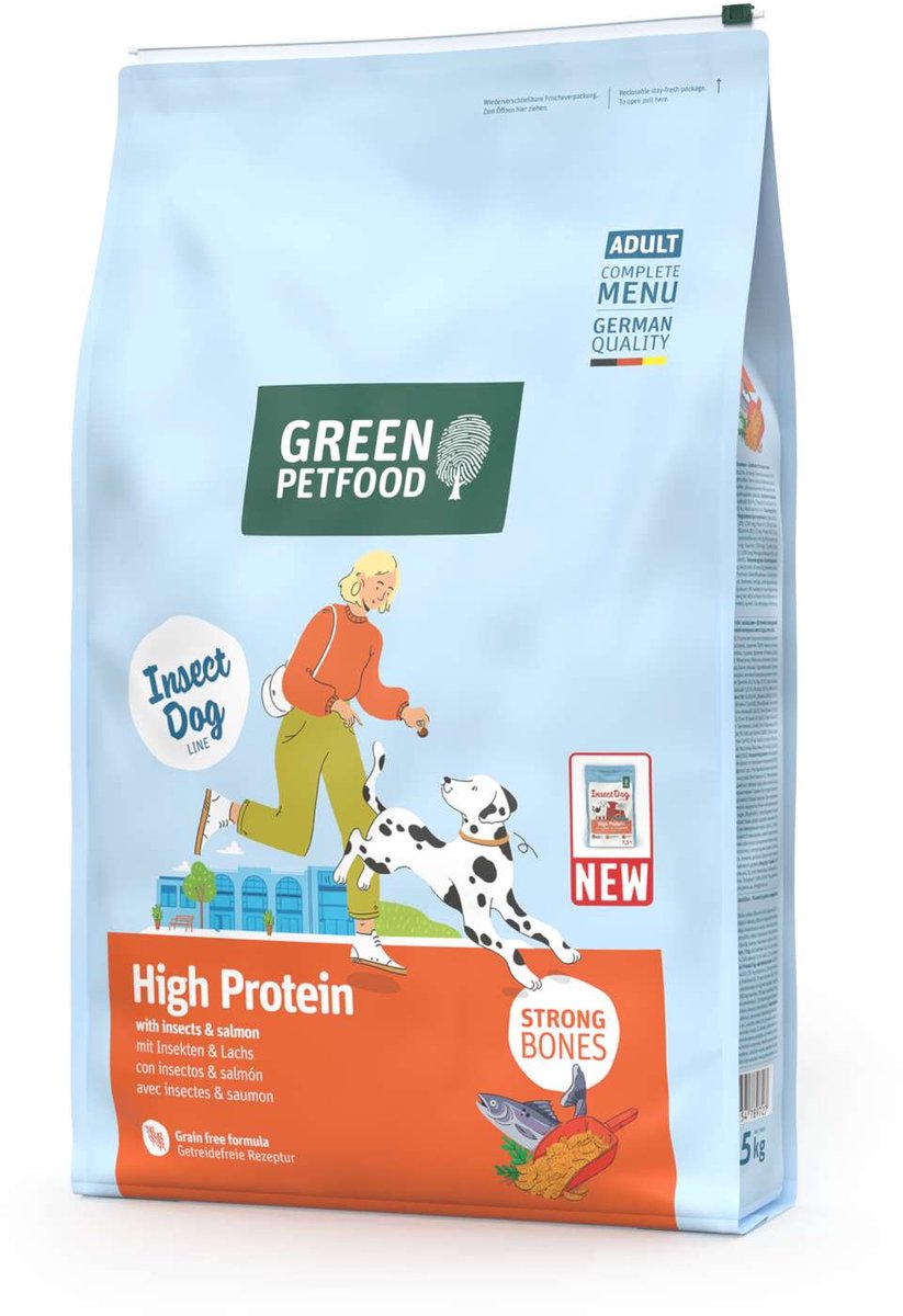 Green Petfood Green Petfood Dog - High Protein with Insects | 7,5kg