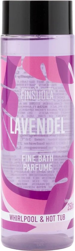 Finsuola Badparfum Lavender - Whirlpools - Geschikt voor spas, jacuzzi en hottub - Lavender - Verdampt volledig - Heilzame werking - 250ml