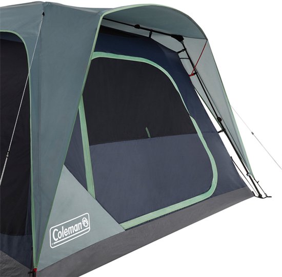 Coleman Skylodge 8 tent, 8 persoons kampeertent 366x290x199cm, kleur grijs blauw 13 KG fasmilietent — afbeelding 4