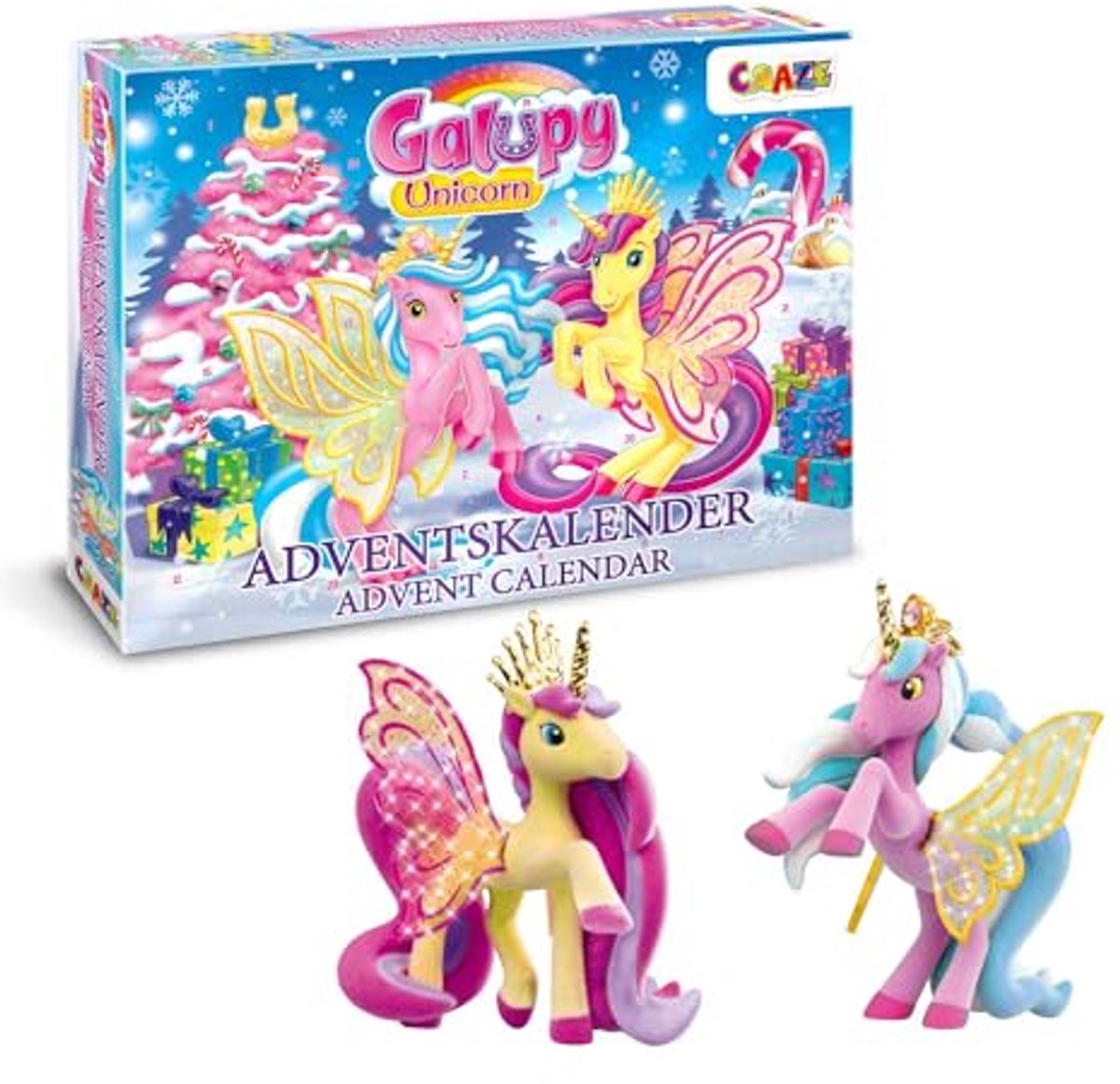 Speelgoed Adventskalender voor Kinderen met Exclusieve Eenhoorn Figuren en Verrassingen