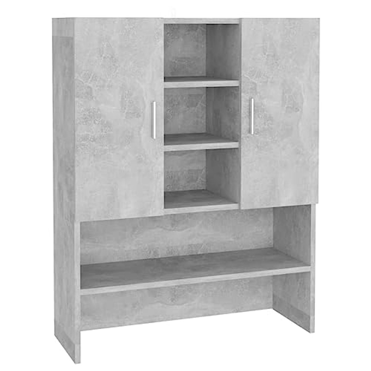 Wasmachine kast 70.5x25.5x90 cm - Beton grijs