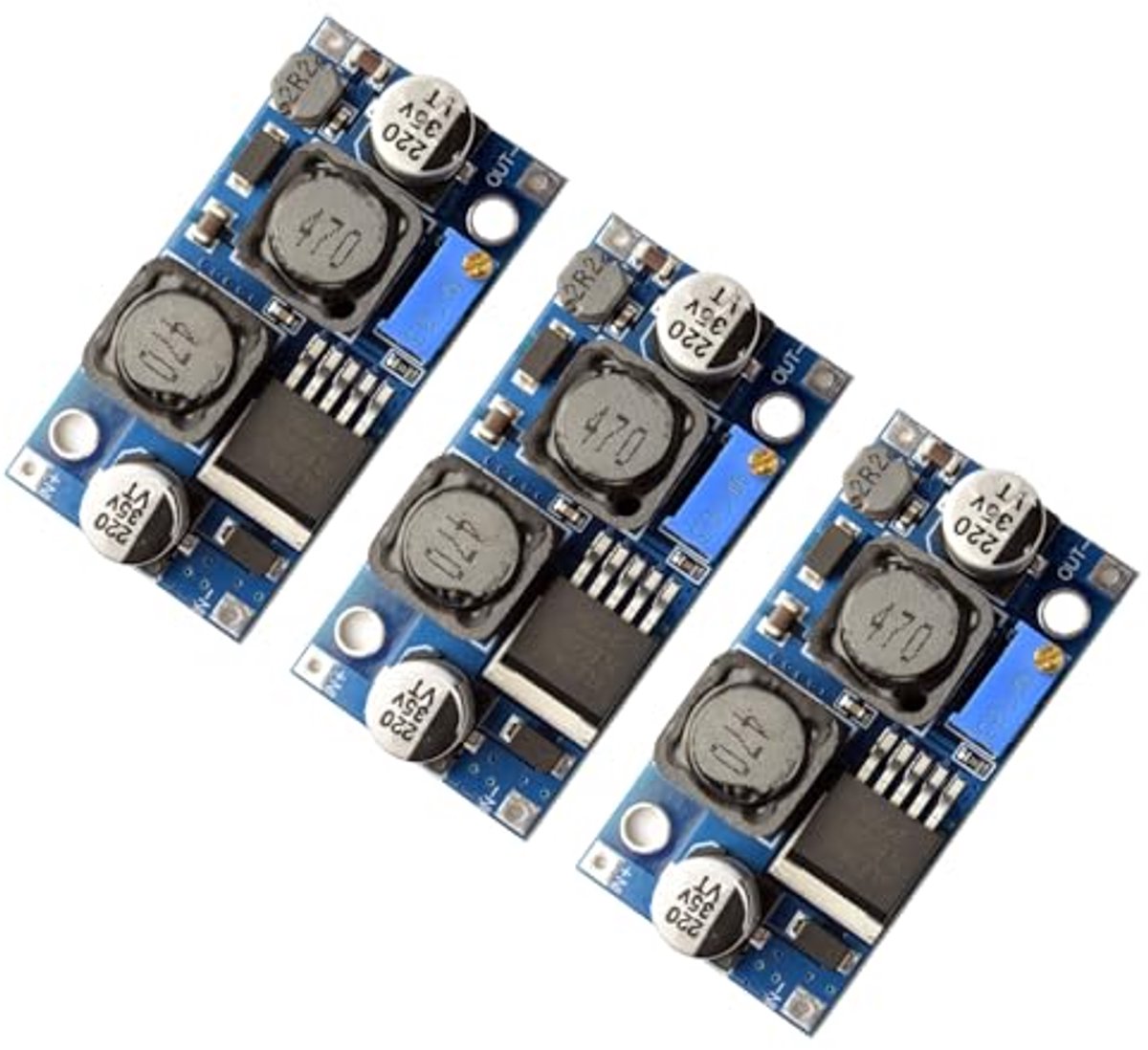 DC-DC 1.5-35V 3A Boost Buck Converter - Spanningsomvormer voor Elektronische Projecten