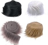 5 stuks 1 mx 8 cm kunstbont rand DIY handgemaakte band