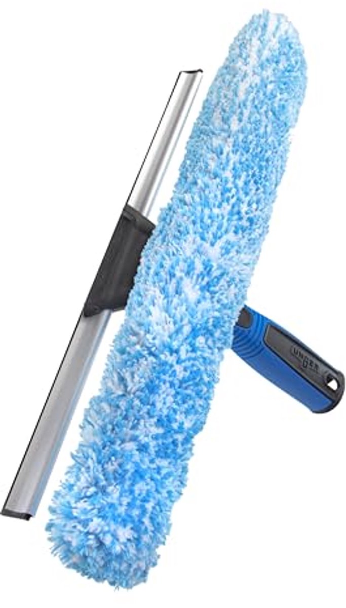 2-in-1 Raamreinigingsset - 14 Inch Ruitenvuller & Schrobber - Schoonmaakgereedschap voor Thuis en Bedrijf