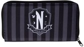 Portefeuille unisexe Wednesday Nevermore Academy - Noir - Standard