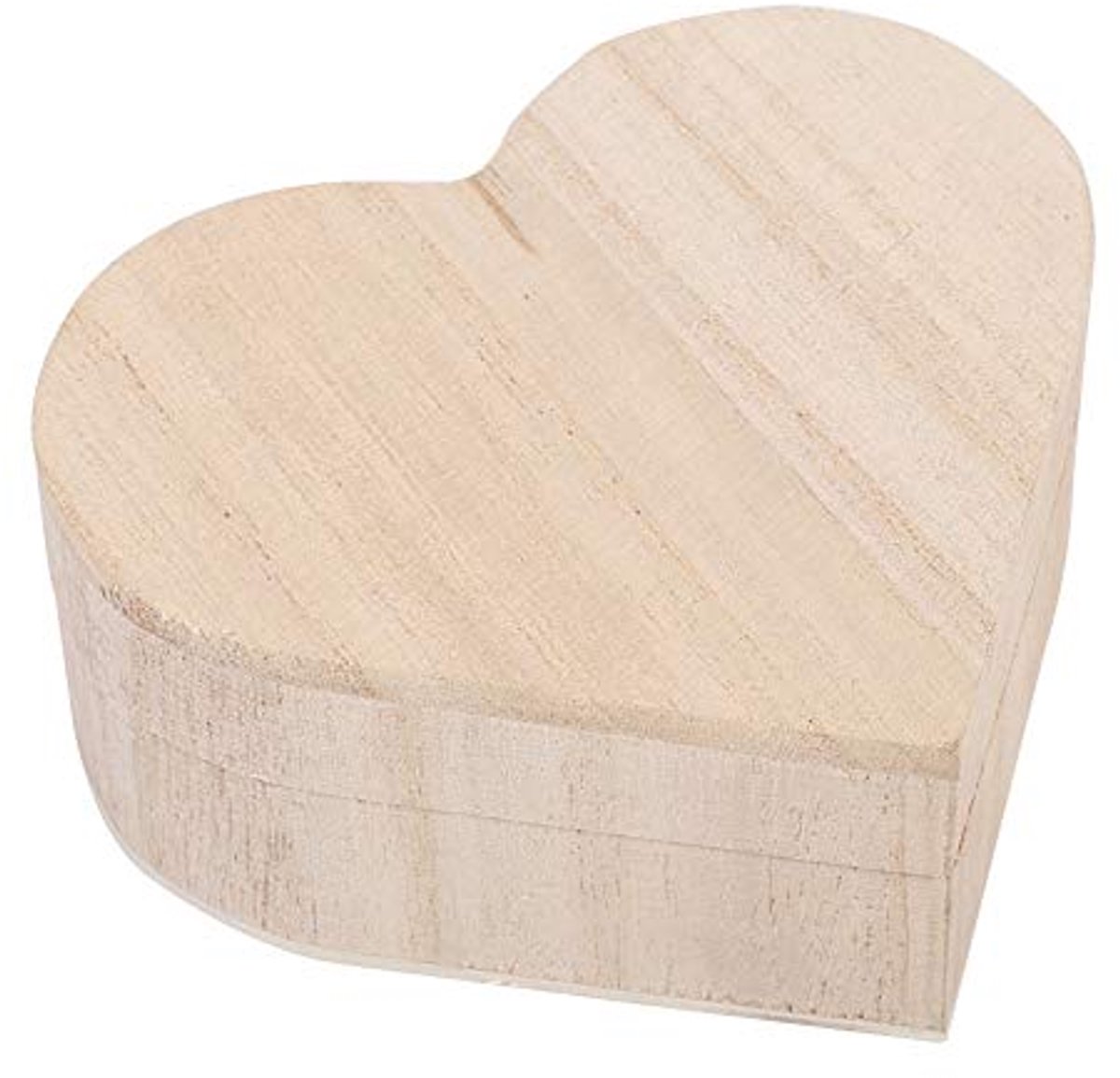 Houten Hartvormige Sieradenopbergdoos - Leuke Decoratie voor Kleine Cadeaus