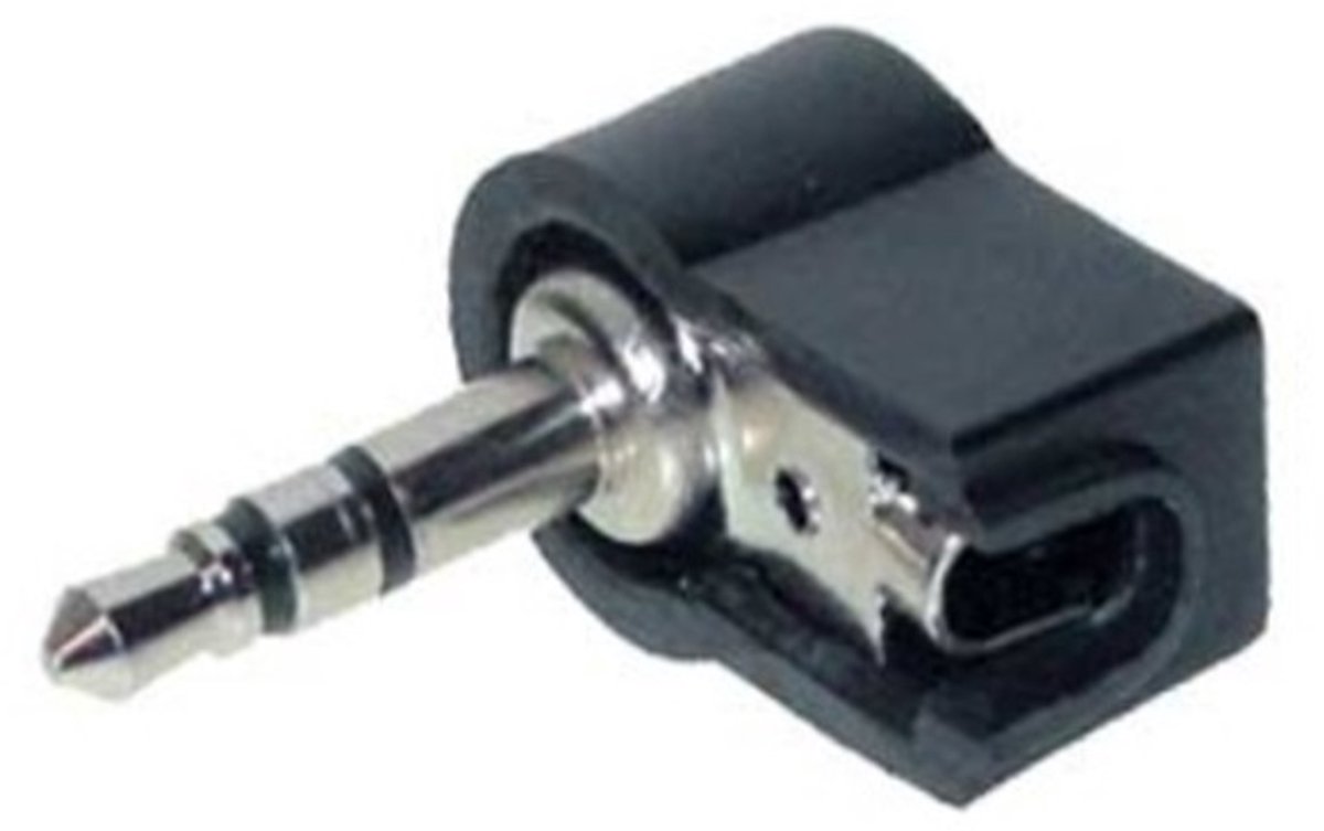 3,5mm Jack (m) connector - plastic / haaks - 3-polig / stereo