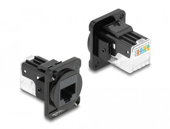 Delock D-Type Module RJ45 Cat.6A female to LSA female | bol