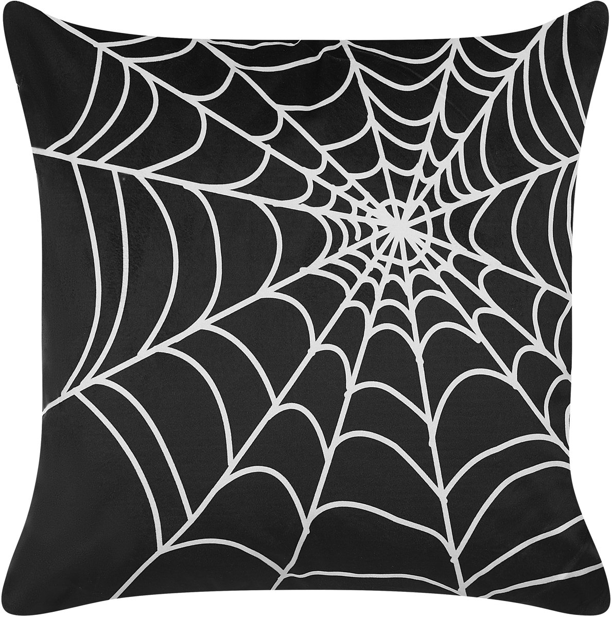 Beliani LYCORIS - Sierkussen - Zwart - 45 x 45 cm - Fluweel