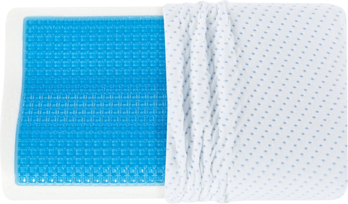 KANGTO - Memoryfoam kussen - Wit - 30 x 50 cm - Polyester