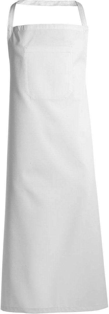 Kentaur Extra wide bib apron 3151-2 - White - UNI