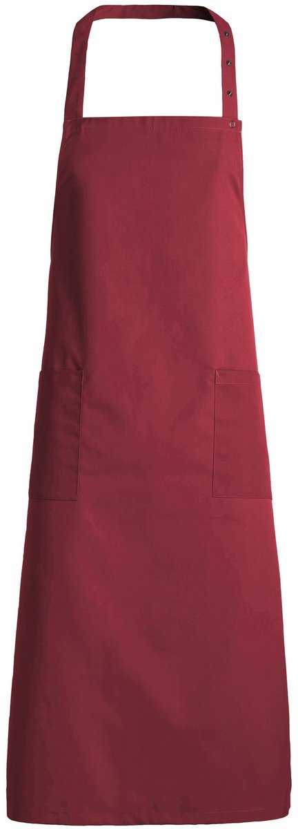 Kentaur Bib apron w. pockets 30340-102 - Bordeaux - 1