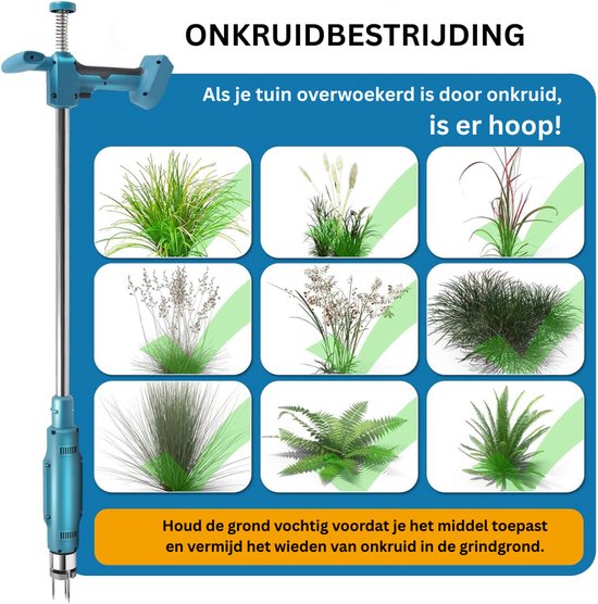 MKSS® Onkruidborstel Electrisch - Bosmaaier - Onkruidverwijderaars van MKSS — afbeelding 2