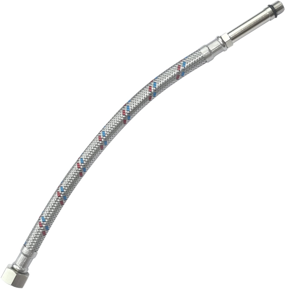 C51112 - Slangen / Fittingen - 3/8 Inch Vrouwelijk - M10 Mannelijk - Monobloc 300 mm - Aansluitslang Mengkraan