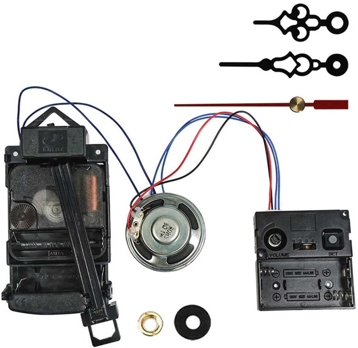 Pendule Klokbeweging - Muziekdoos Set - Quartz - Batterij Aangedreven