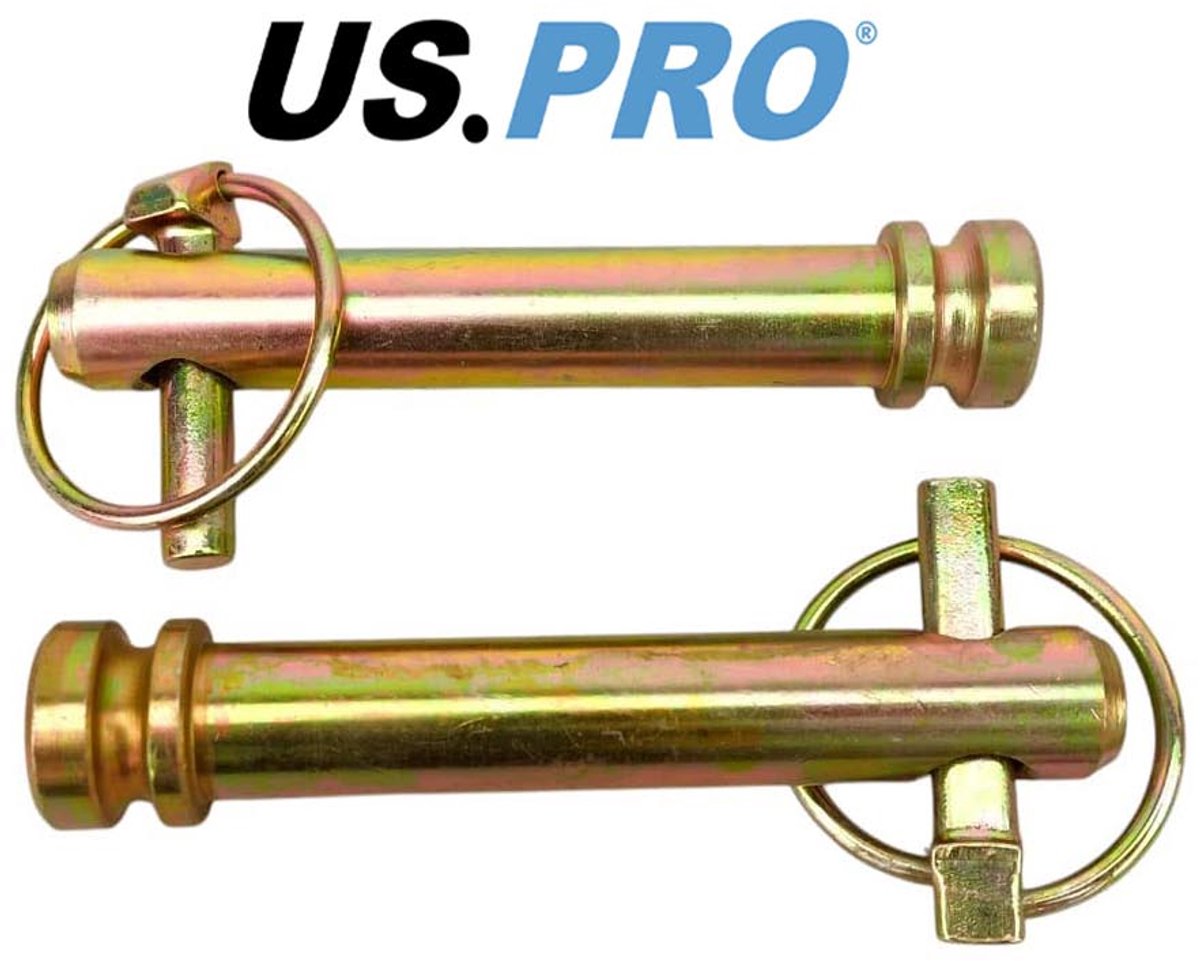 Topstangpen set met 2 universele topstangpennen Ø 19 mm x 125 mm